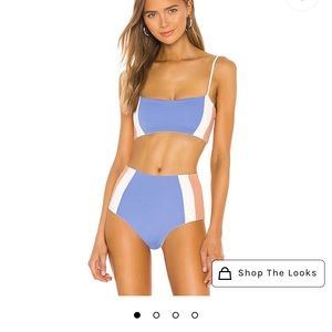 L* Space Rebel Heart Bikini Top